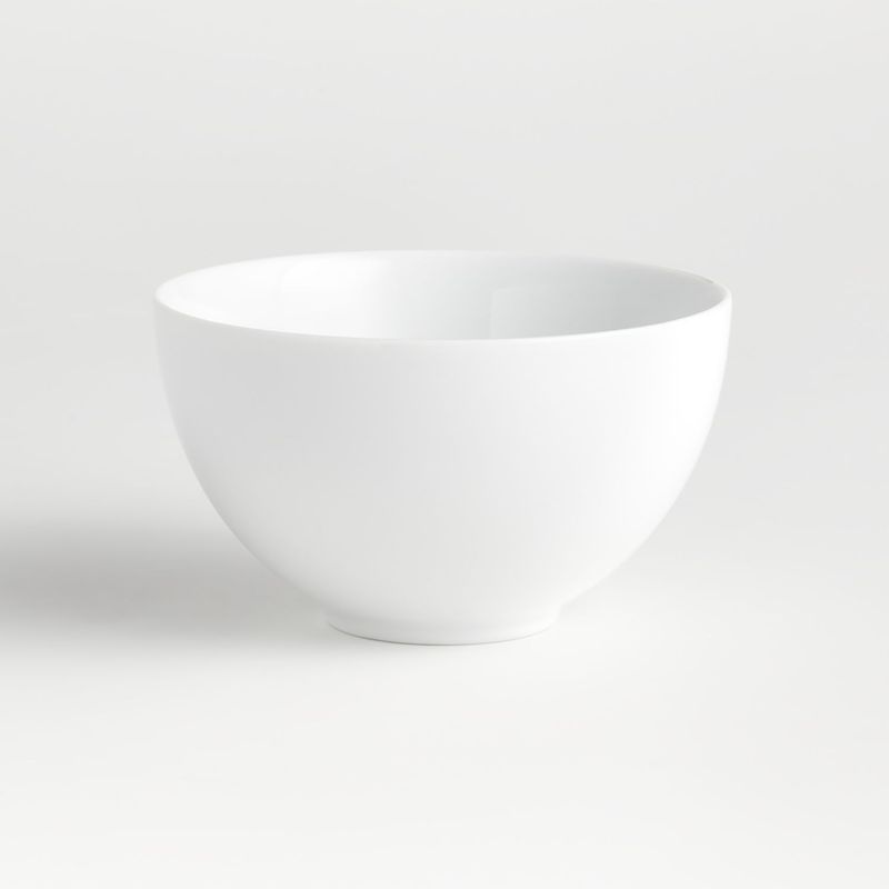 CRATE & BARREL - Bowl Bistro Blanco en Porcelana 15 cm