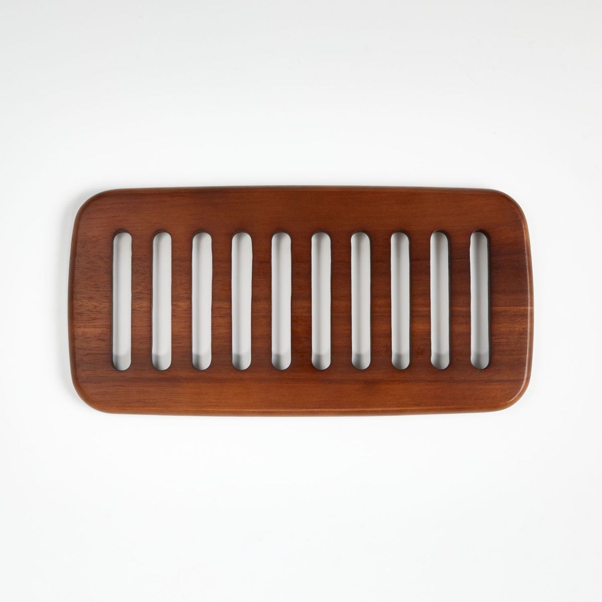 CRATE & BARREL - Posacalientes Abella en Madera 30 x 15 cm