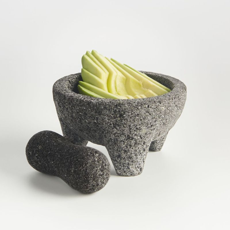 CRATE & BARREL - Mortero Small Stone en Piedra  