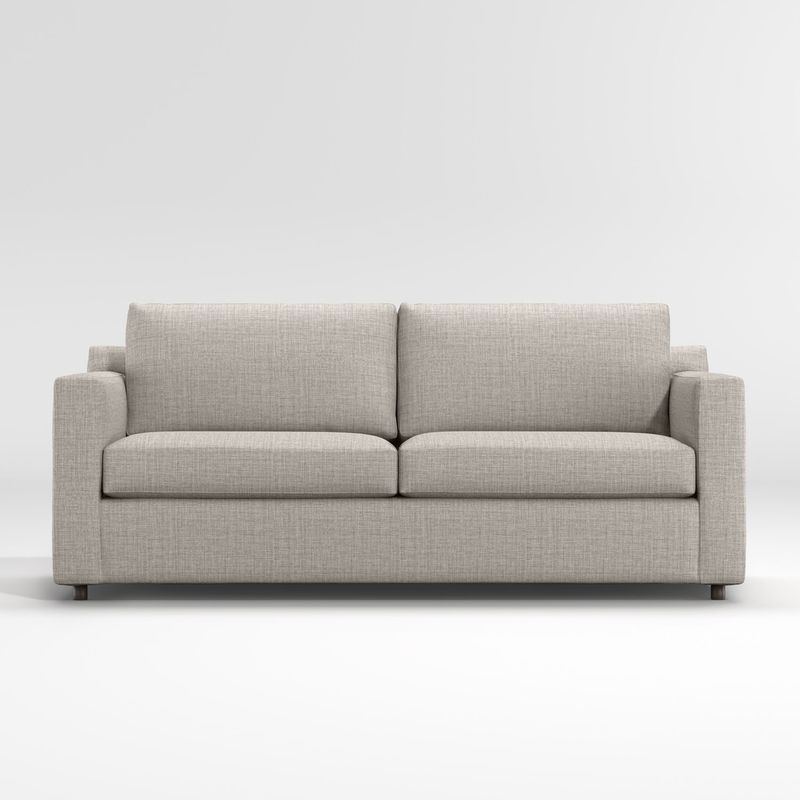 CRATE & BARREL - Sofá cama Barrett 3 puestos en Microfibra