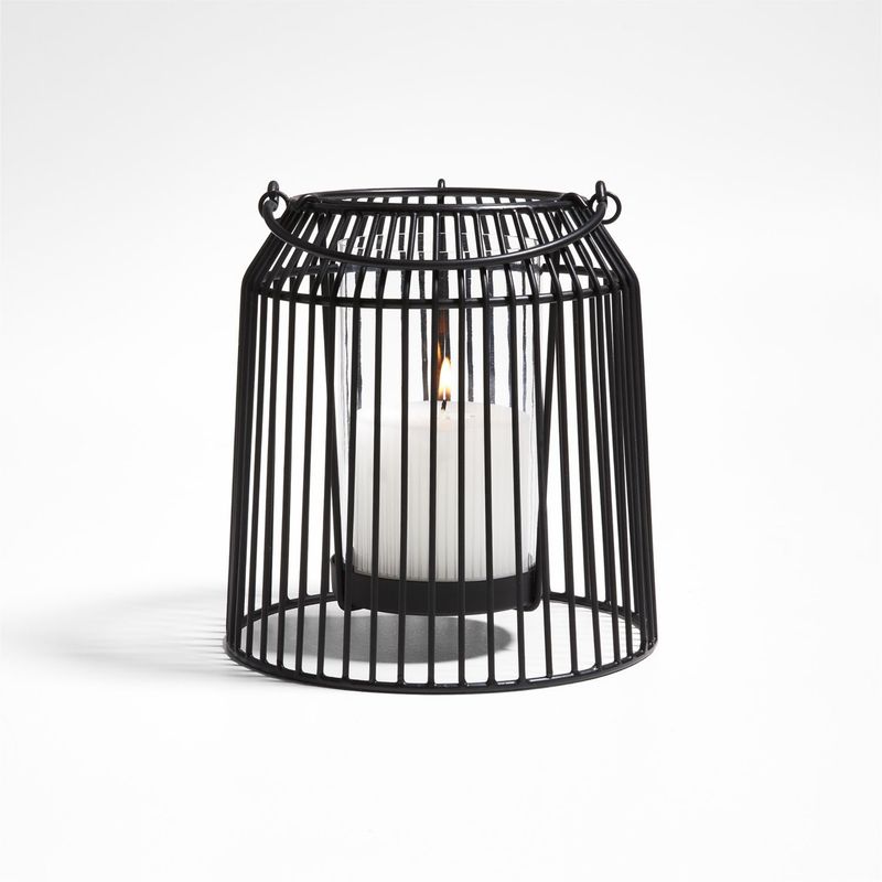 CRATE & BARREL - Candelabro Austell Hierro 20 x 20 cm 