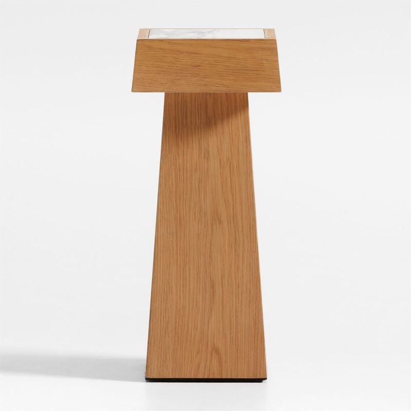 CRATE & BARREL - Mesa auxiliar Seriana