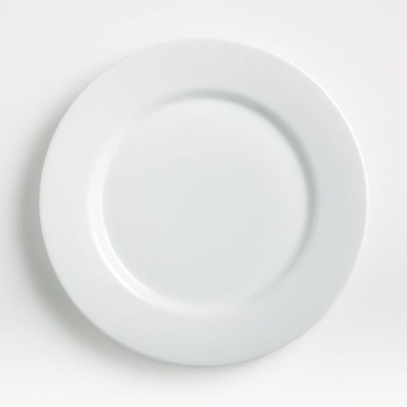CRATE & BARREL - Plato Principal en Porcelana Aspen con Borde 27 cm