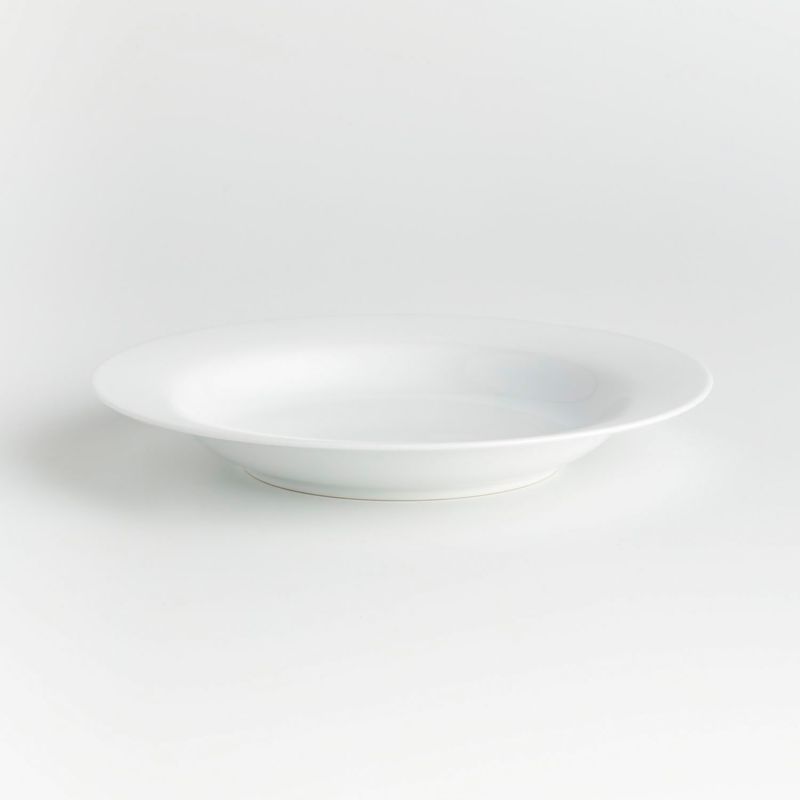 CRATE & BARREL - Bowl Bajo en Porcelana Aspen con Borde 23cm
