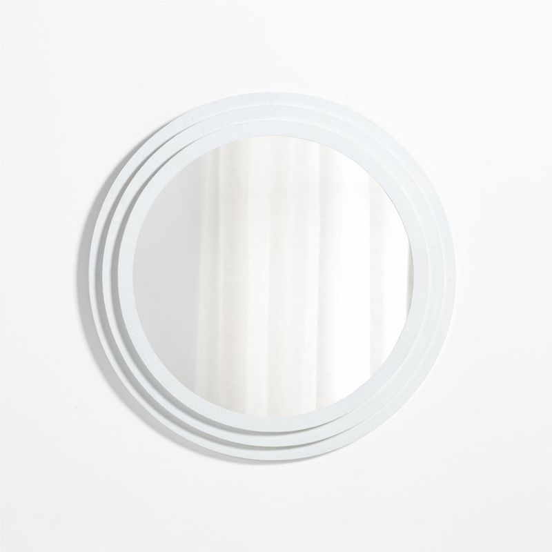 CRATE & BARREL - Espejo de pared Lewes Redondo 101 cm x 101 cm