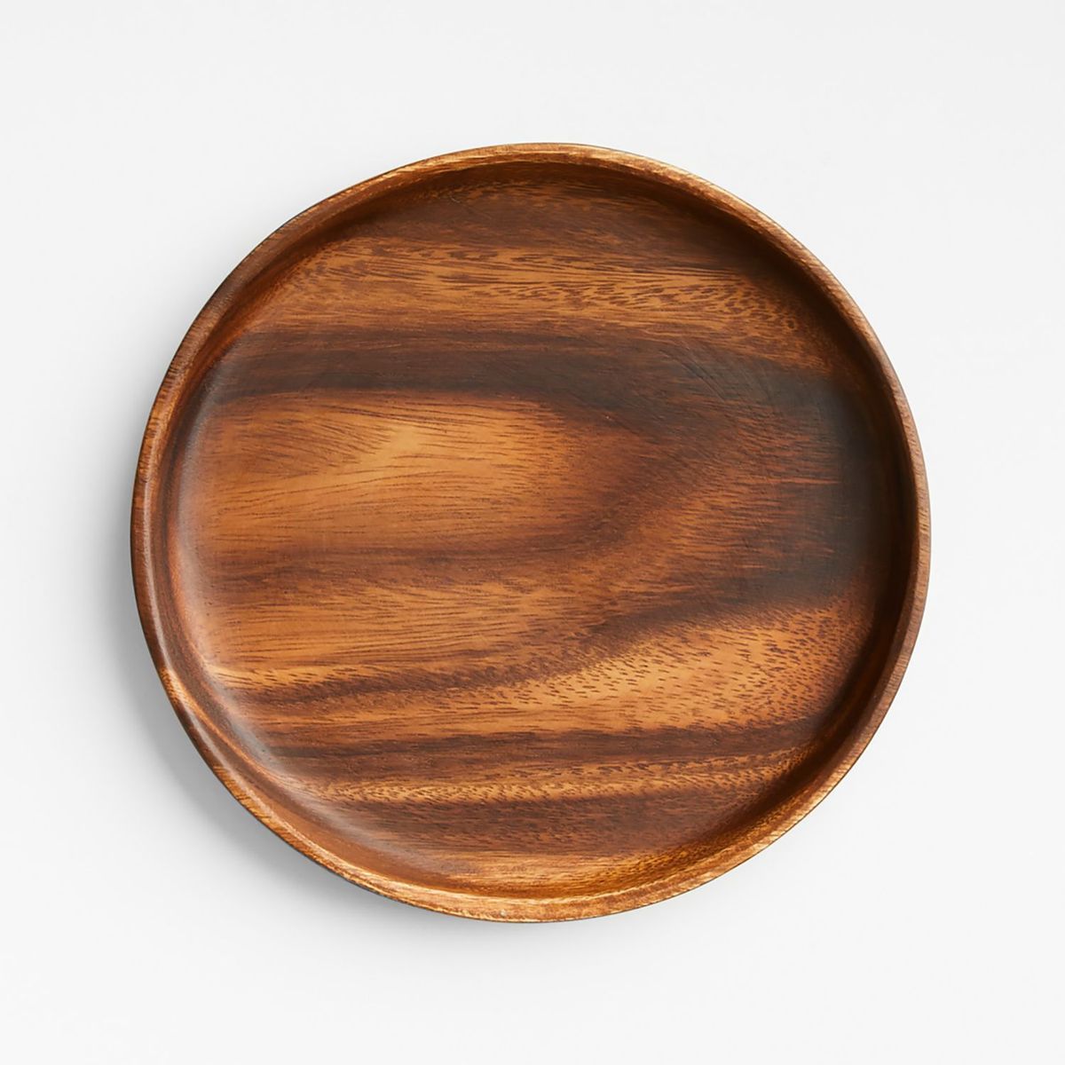 CRATE & BARREL - Plato base  Madera  23 cm