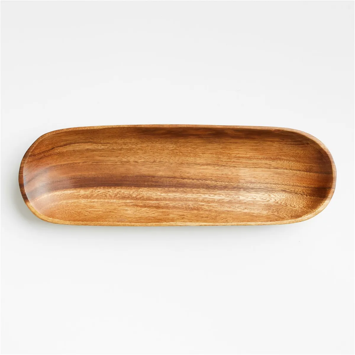 CRATE & BARREL - Bandeja  Madera 4 x 42 cm