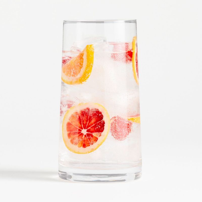 CRATE & BARREL - Vaso alto Wyles de Vidrio  21 oz