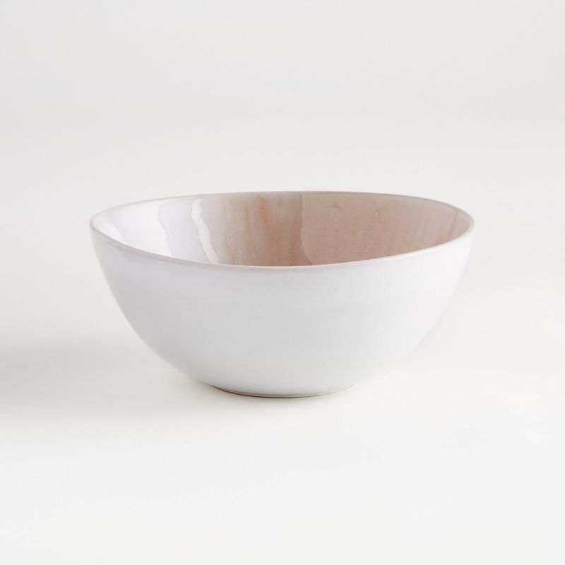 CRATE & BARREL - Bowl para cereal Ora Blush