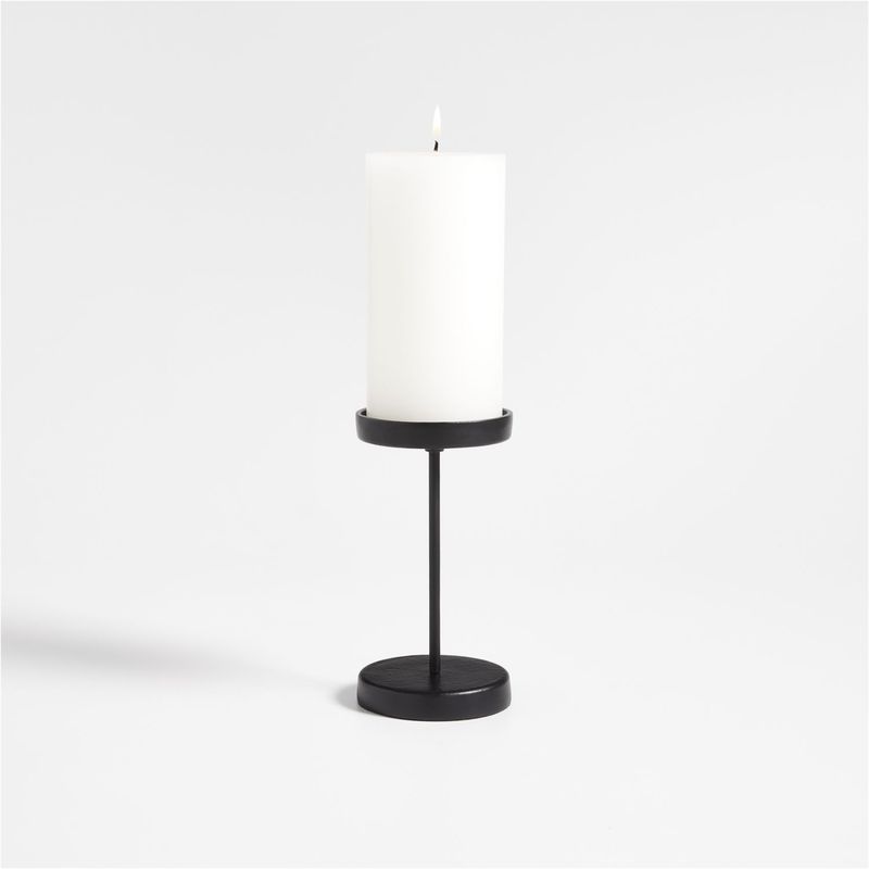 CRATE & BARREL - Porta velas Tepes en Aluminio 16 cm x 9 cm 