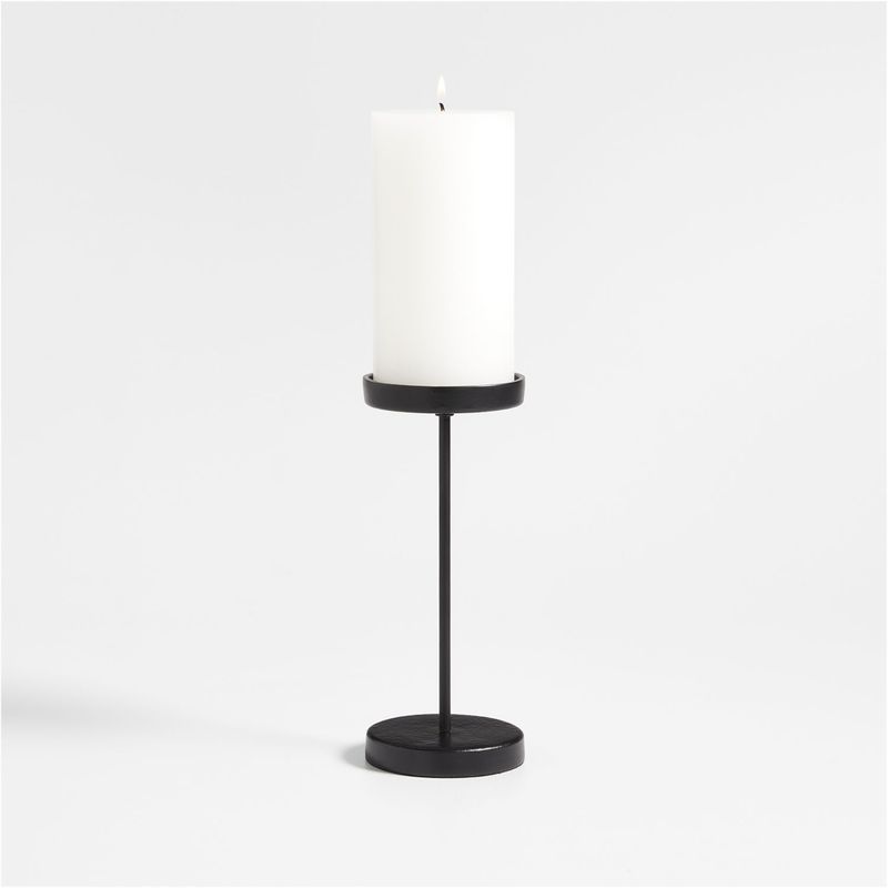 CRATE & BARREL - Porta velas Tepes en Aluminio 21 cm x 9 cm 