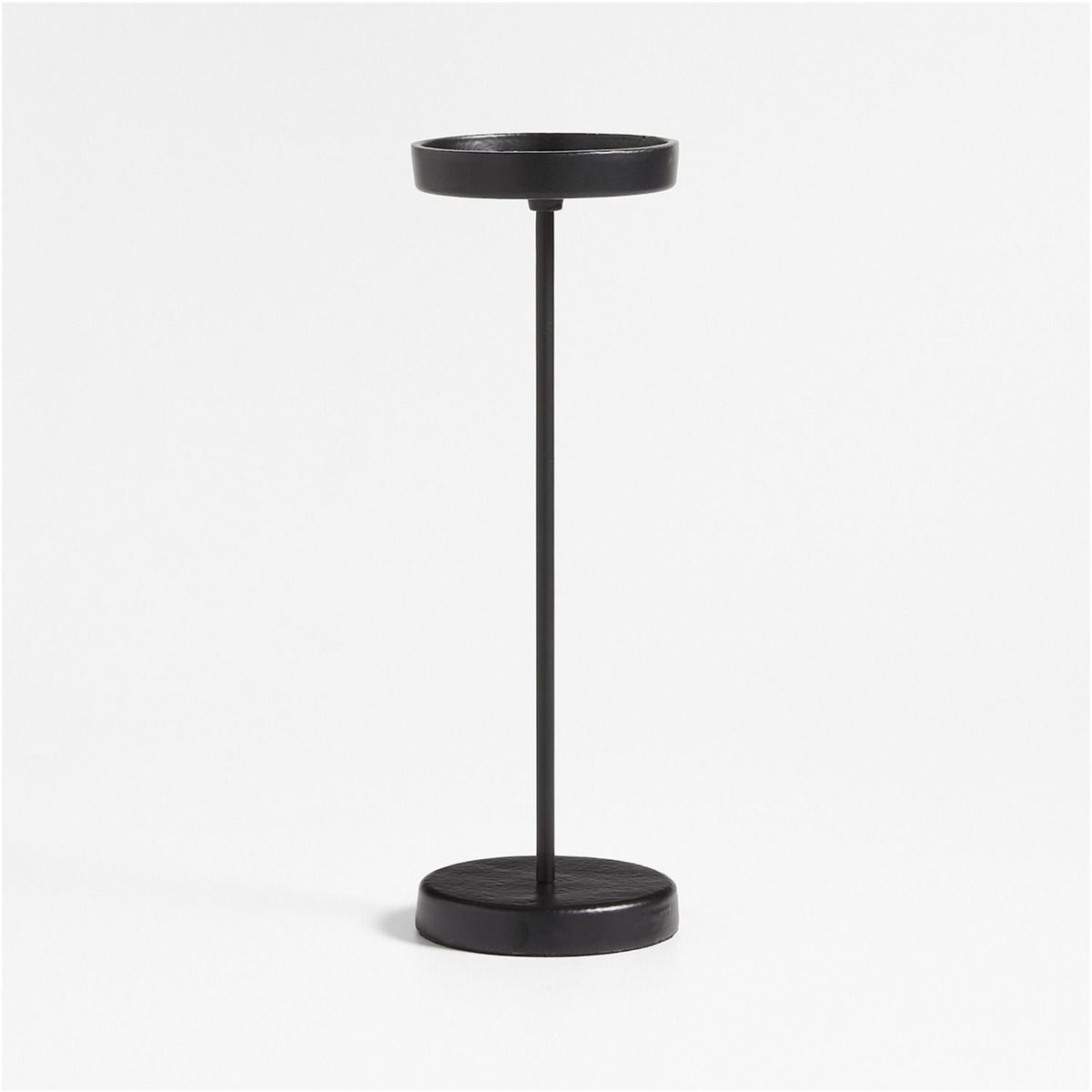 CRATE & BARREL - Porta velas Tepes en Aluminio 26 cm x 9 cm 