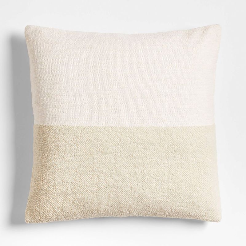 CRATE & BARREL - Funda de cojín Biella 58 cm x 58 cm