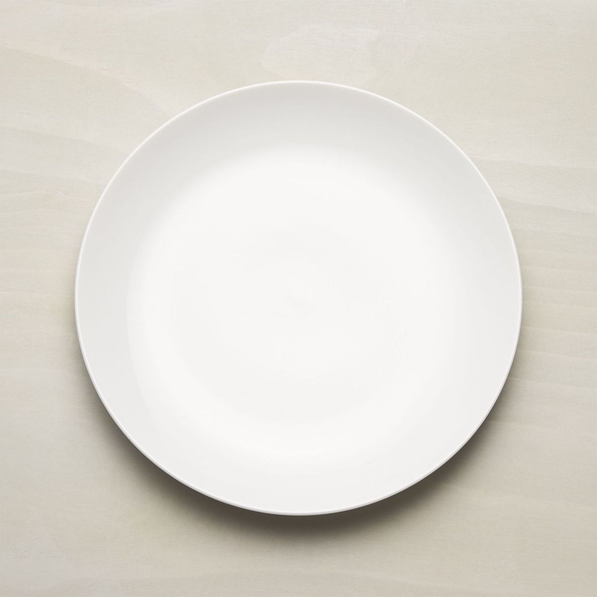 CRATE & BARREL - Plato principal Aspen en Porcelana 27 cm x 3 cm