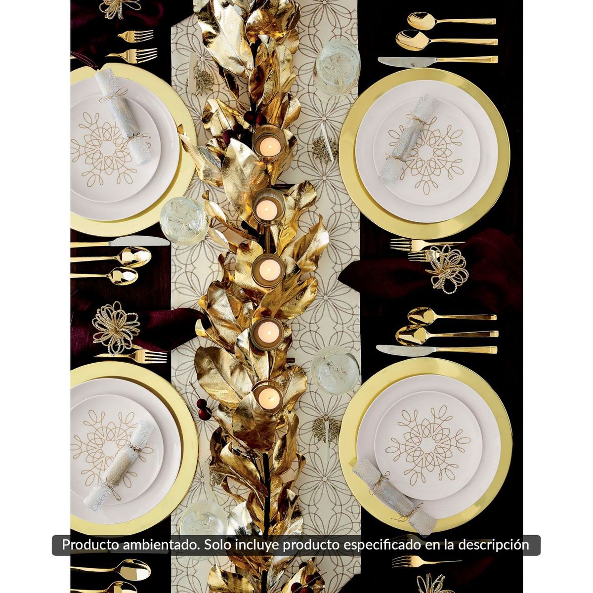 CRATE & BARREL - Plato principal Aspen en Porcelana 27 cm x 3 cm