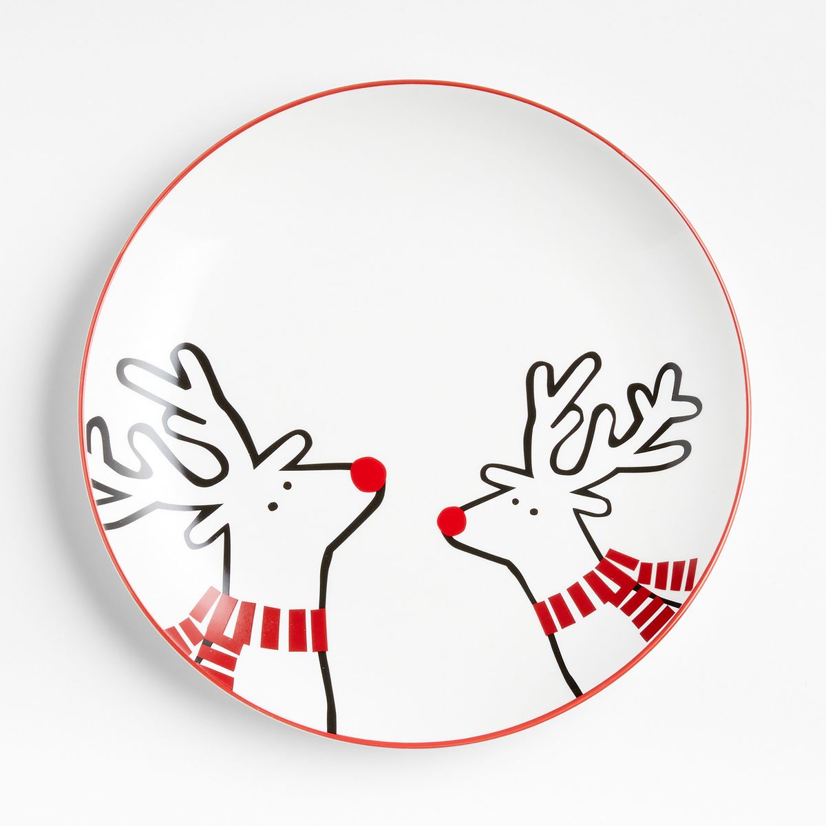 CRATE & BARREL - Plato Navideño Arctic Friends
