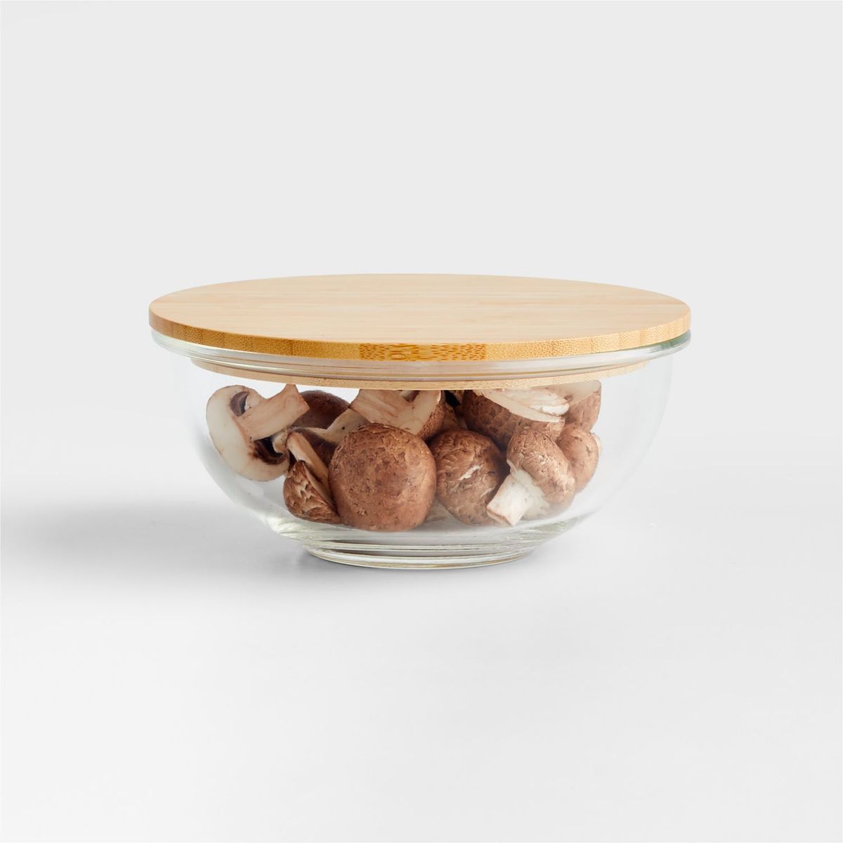 CRATE & BARREL -  Bowl Bamboo en Vidrio  