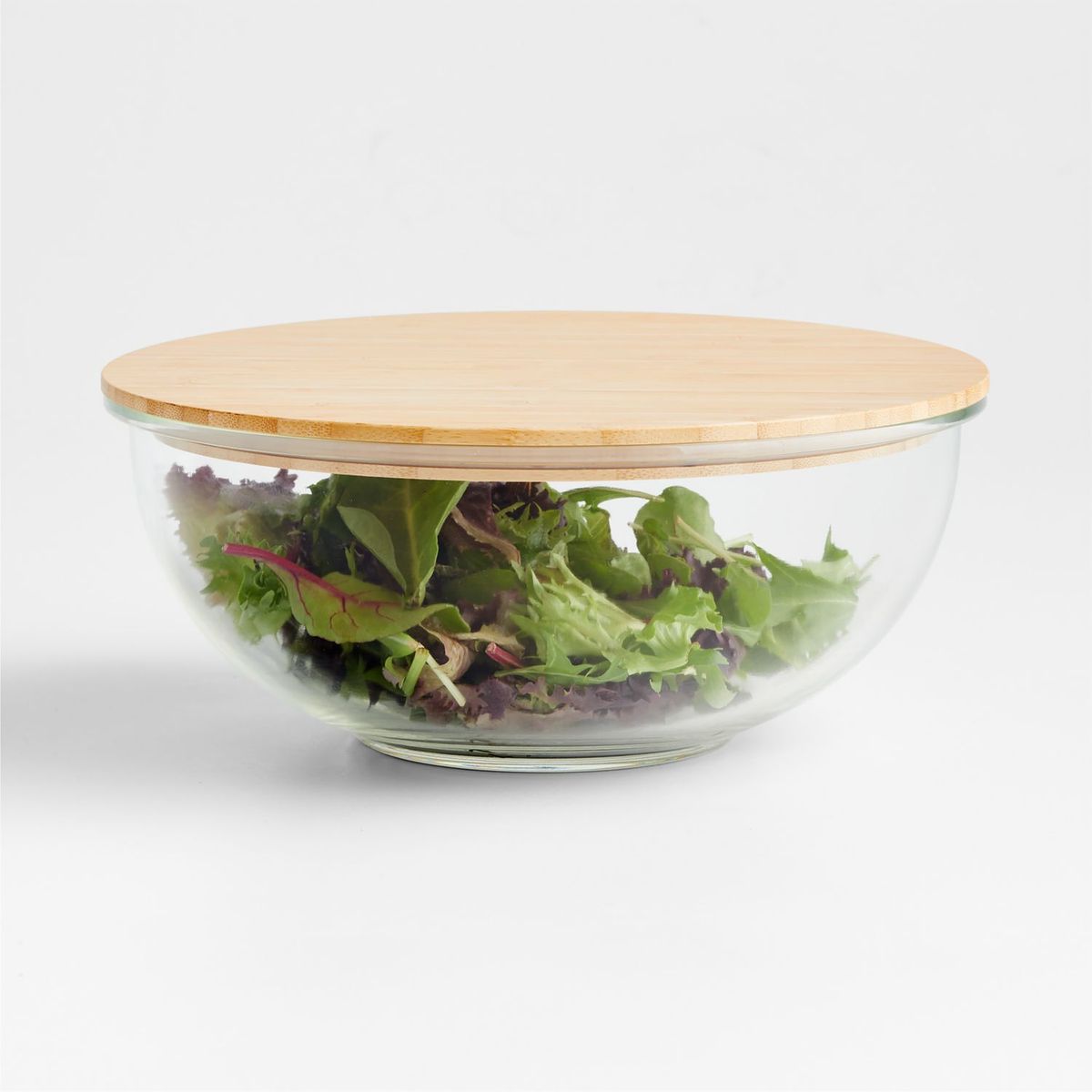 CRATE & BARREL -  Bowl Bamboo en Vidrio  
