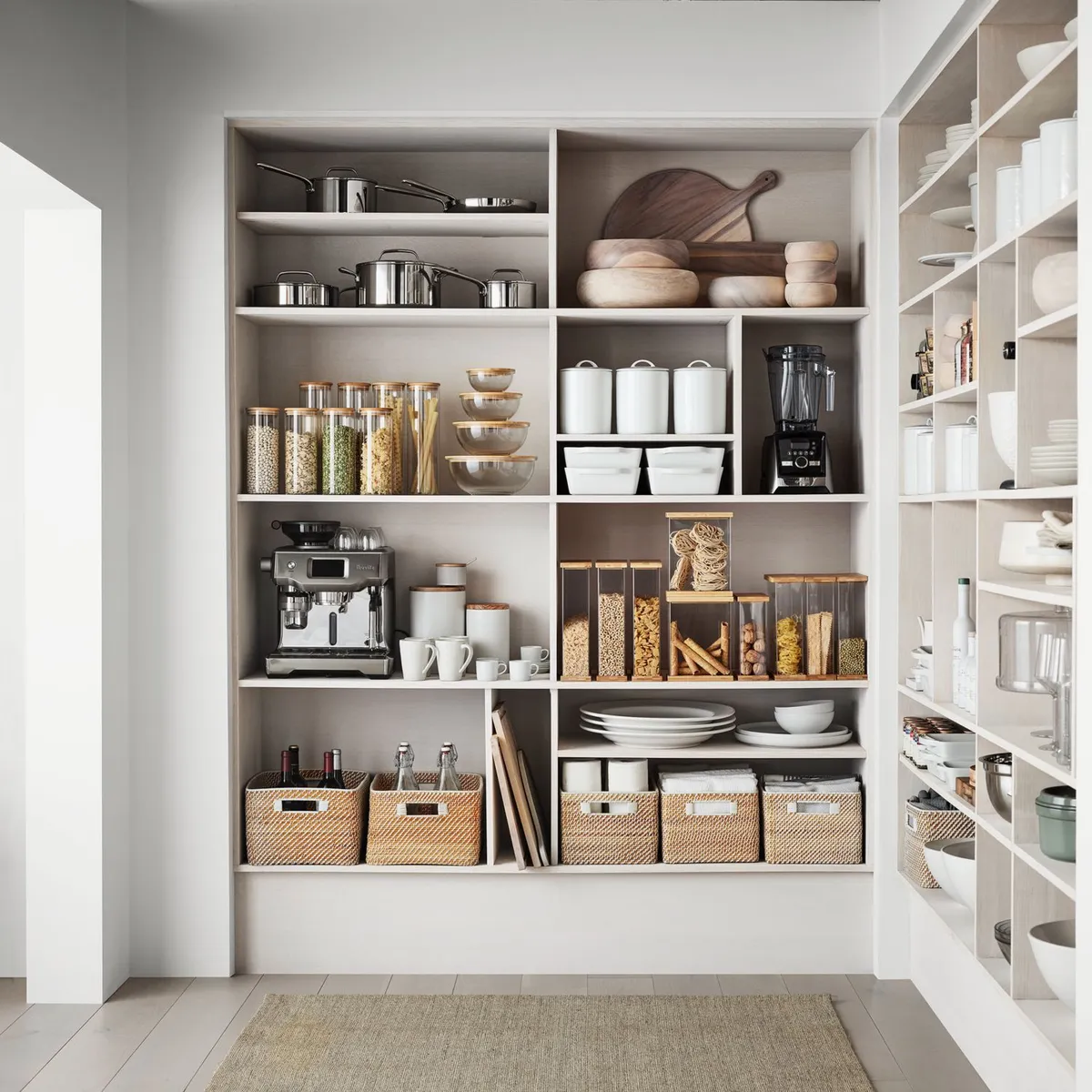 CRATE & BARREL -  Bowl Bamboo en Vidrio  