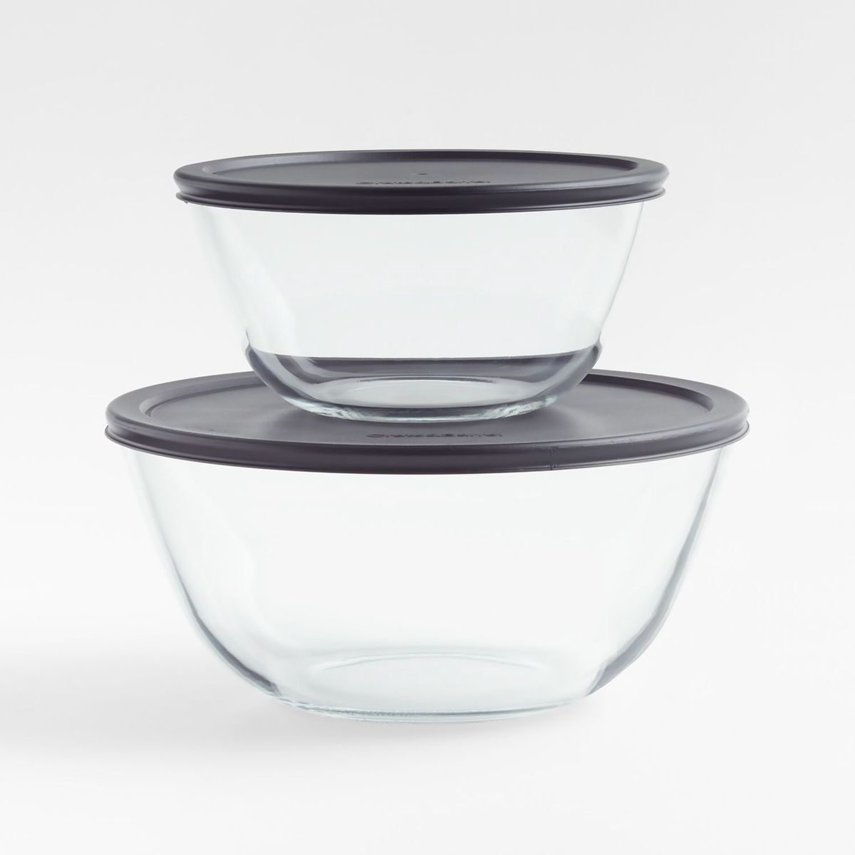 CRATE & BARREL -  Bowls en Vidrio 2 piezas