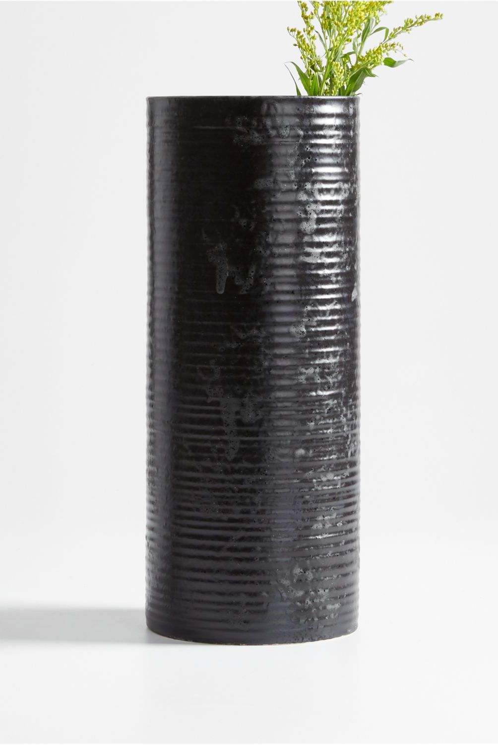 CRATE & BARREL - Florero Principle Loza 35 x 15 cm