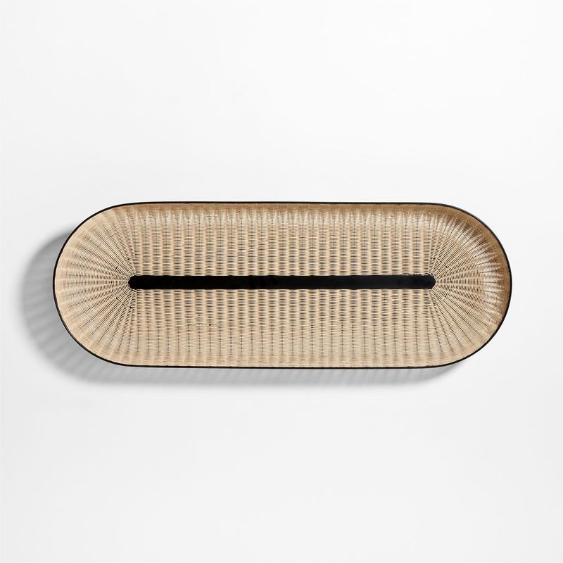 CRATE & BARREL - Arte de pared Bonita en Caña 58 cm x 168 cm 
