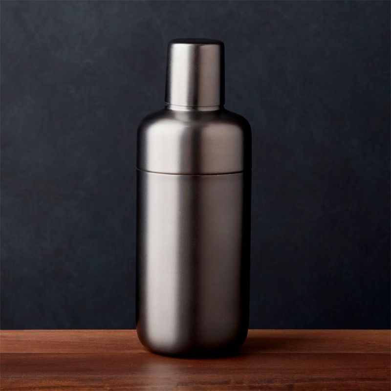 CRATE & BARREL - Coctelera Fenton en Acero inoxidable  