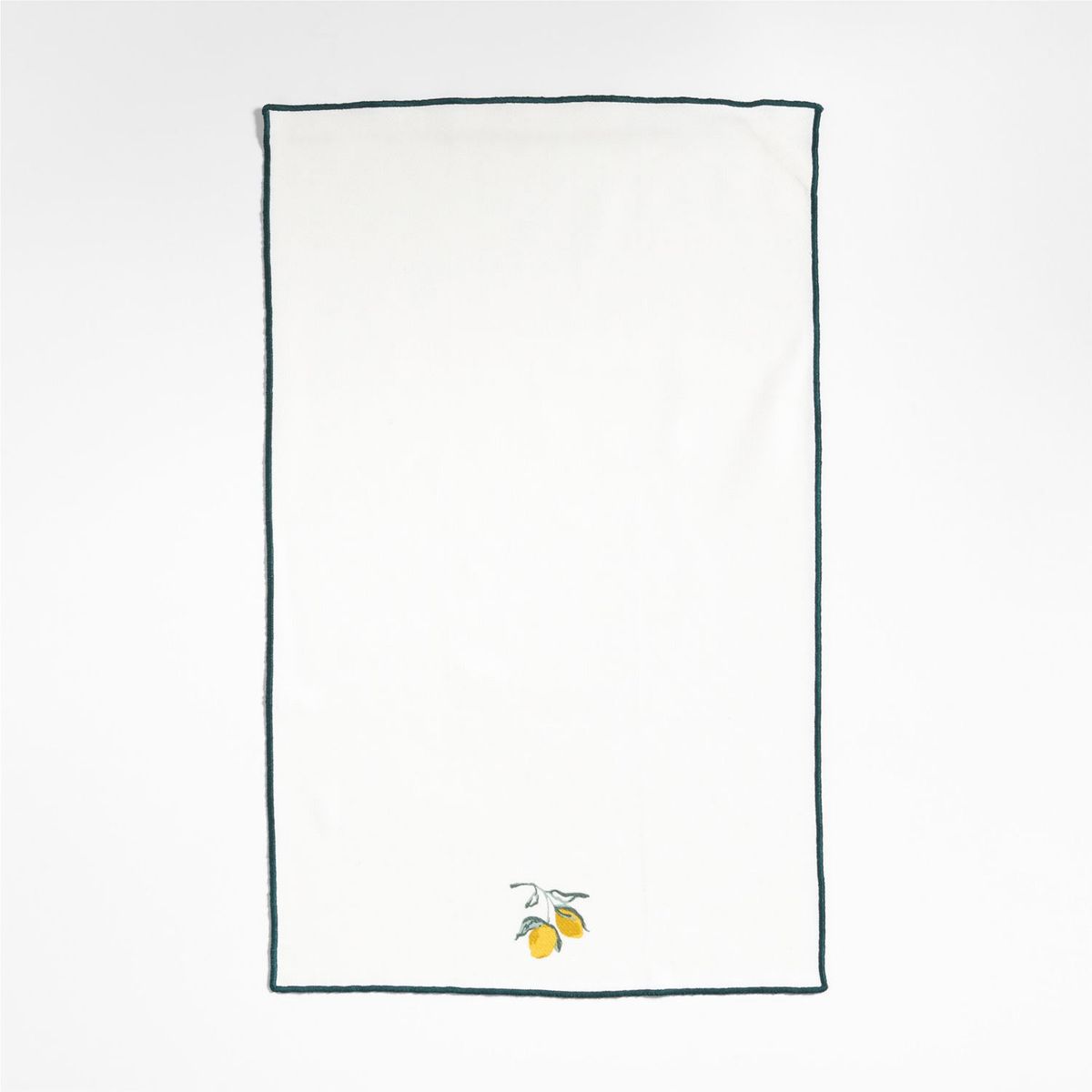 CRATE & BARREL - Toallas de Cocina Rayas Limón Set x 3