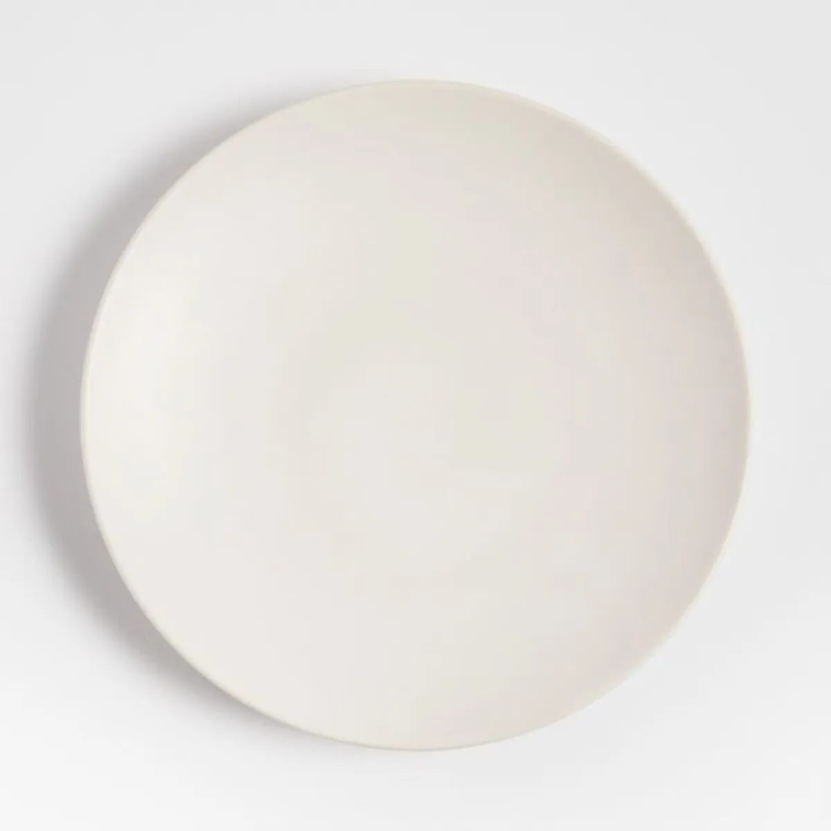 CRATE & BARREL - Plato principal Craft Linen en Gres 28 cm x 2 cm