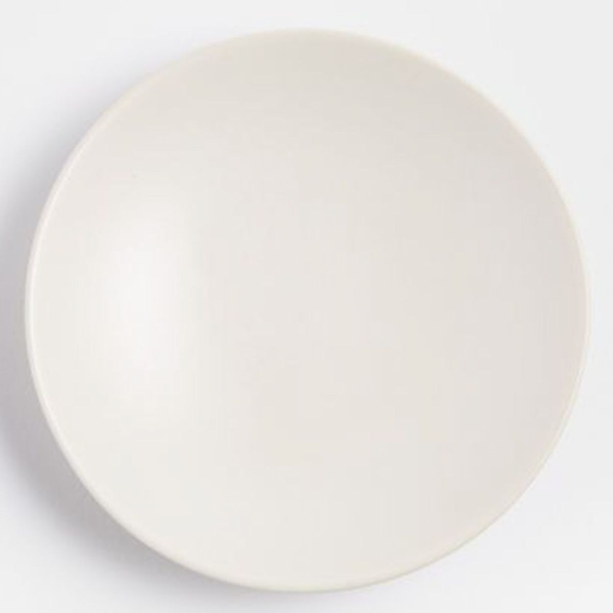 CRATE & BARREL - Plato de aperitivo Gres Craft Linen 17 cm  x 3 cm 