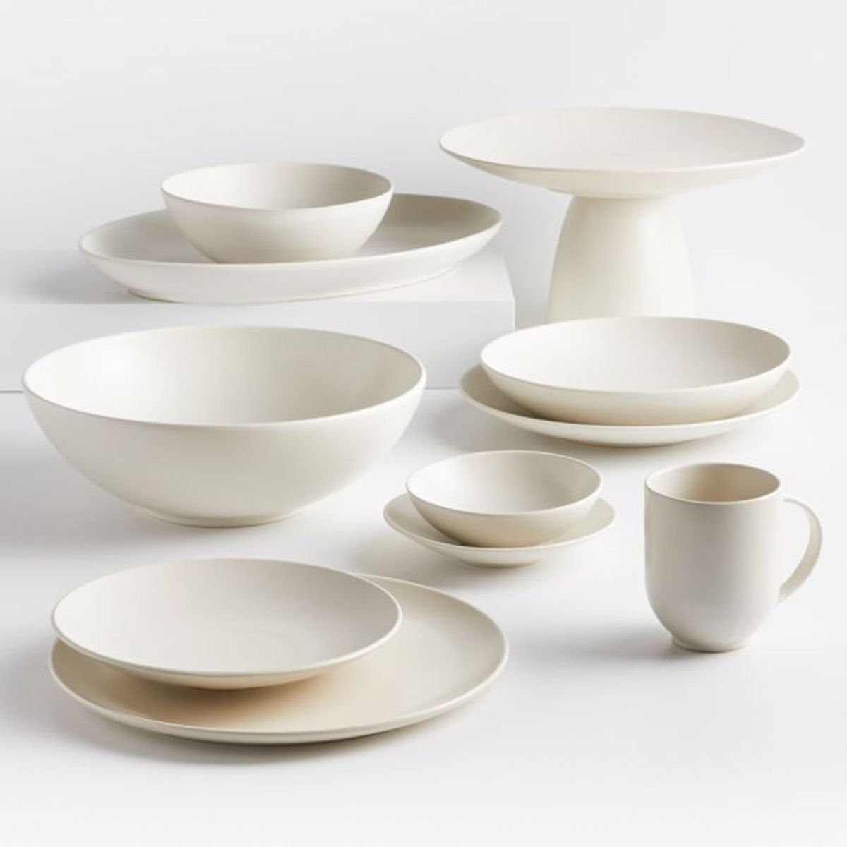 CRATE & BARREL - Mini bowl Gres Craft Linen 14 cm  x 4 cm 