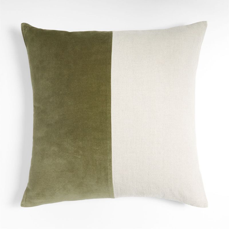 CRATE & BARREL - Funda de cojín Ska 58 cm x 58 cm