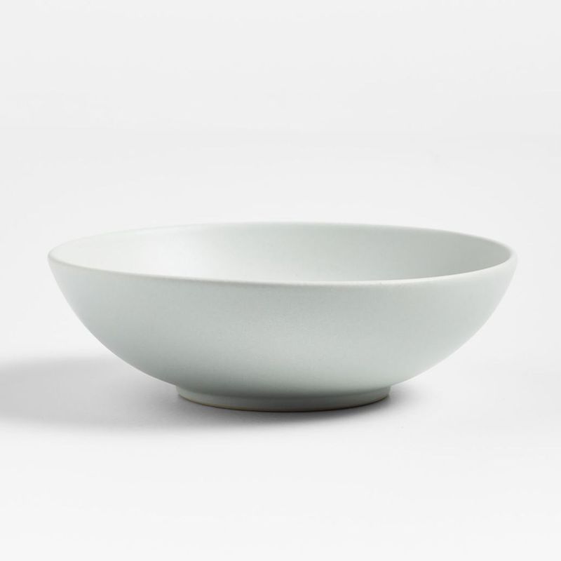 CRATE & BARREL - Bowl Craft Stone en Gres Azul Claro 14 cm