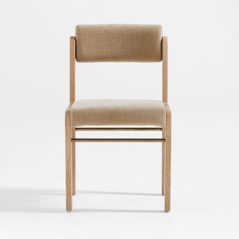 CRATE & BARREL - Silla de comedor Pivot en Tela