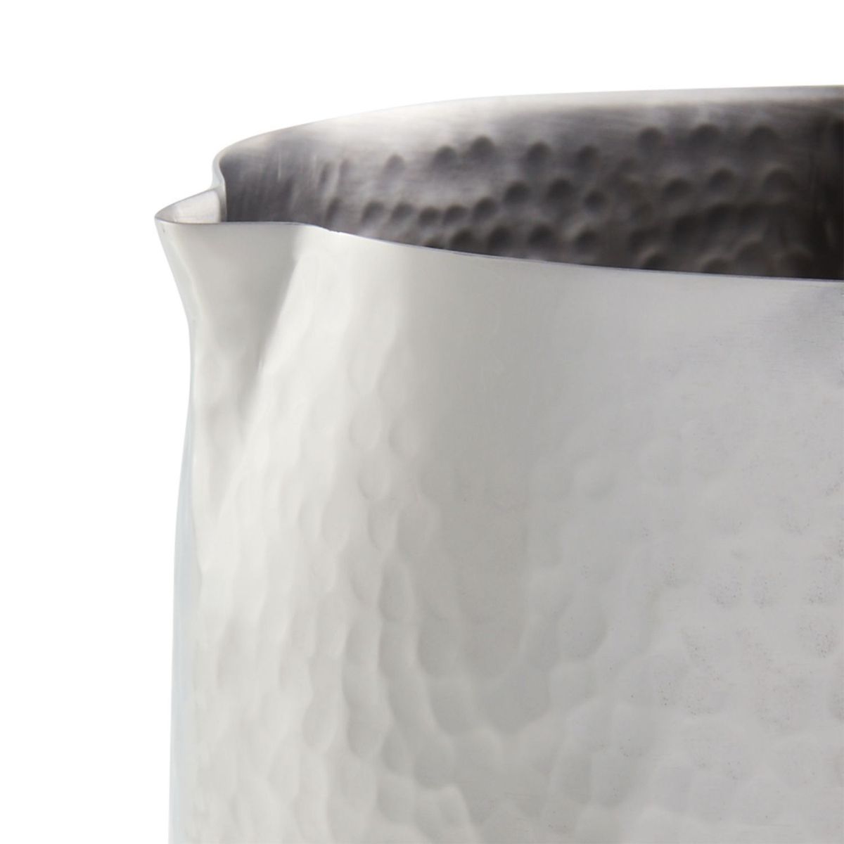 CRATE & BARREL - Jarra Graham Plateada 