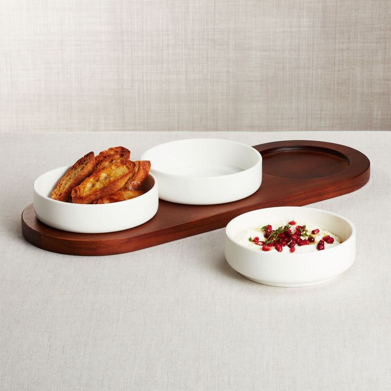 CRATE & BARREL - Bandeja para aperitivos