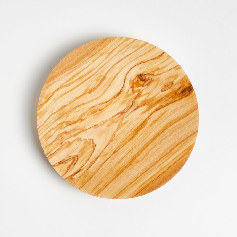 CRATE & BARREL - Portacalientes Olivewood en Madera  