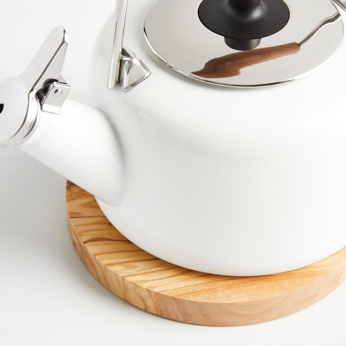 CRATE & BARREL - Portacalientes Olivewood en Madera  