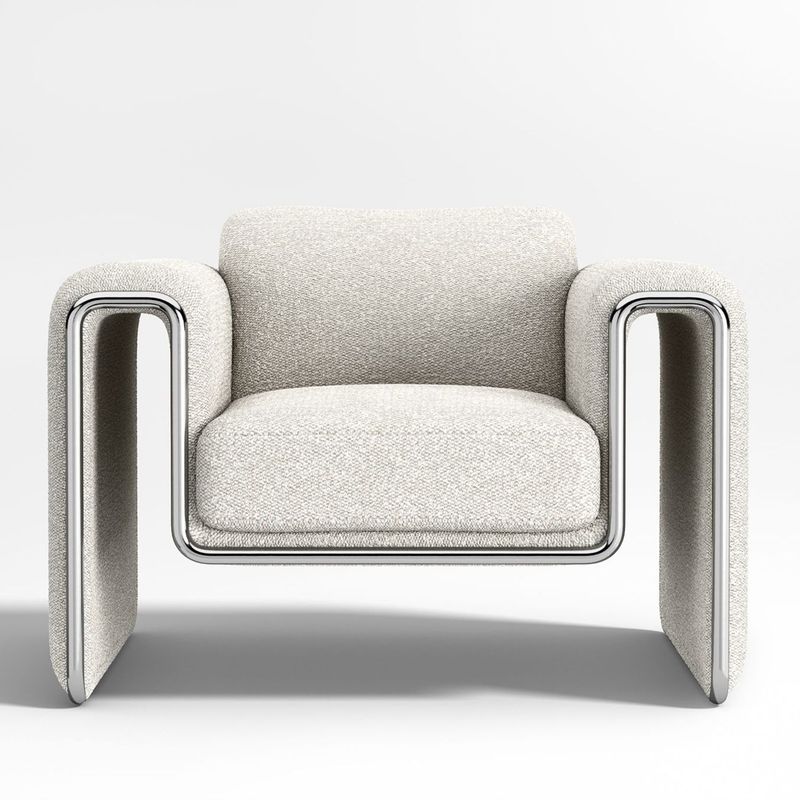 CRATE & BARREL - Poltrona Dessau Poliéster