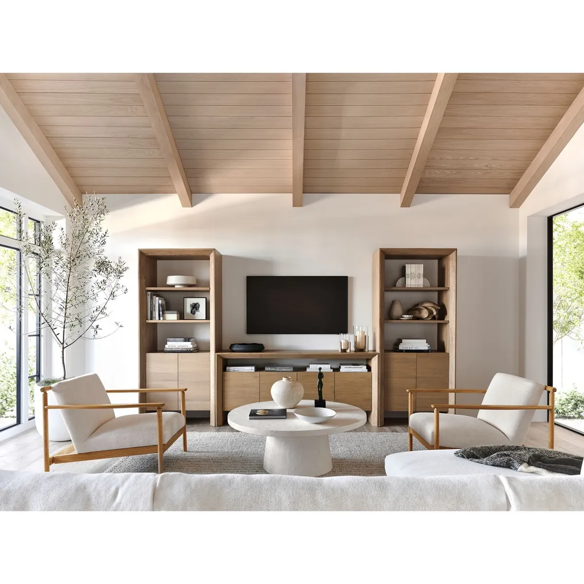 CRATE & BARREL - Biblioteca Baja