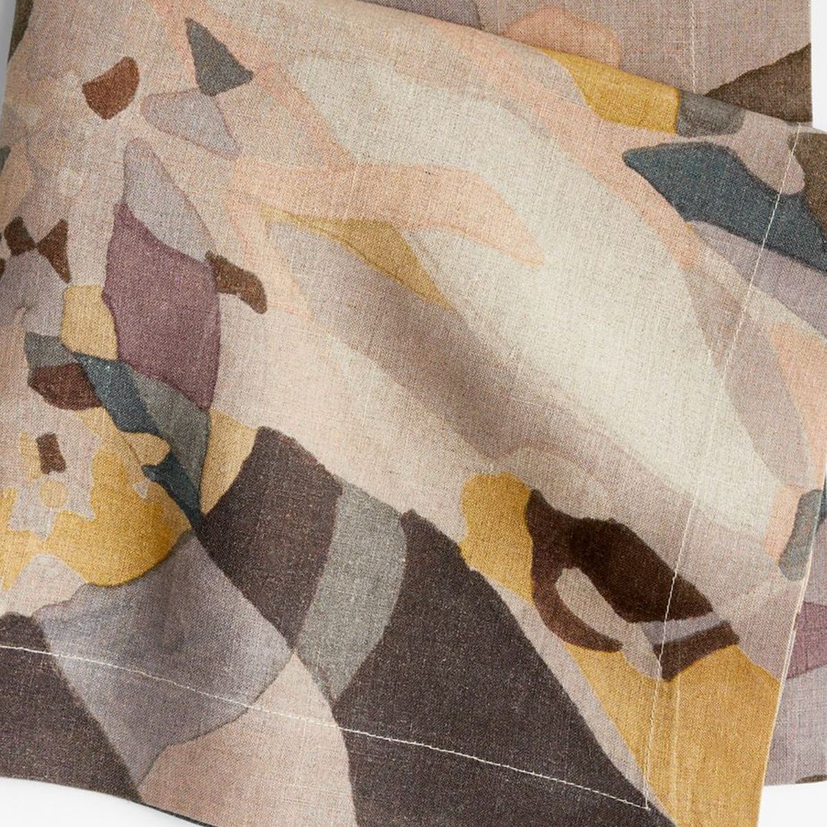 CRATE & BARREL - Servilleta Braque Floral en Lino 56 cm