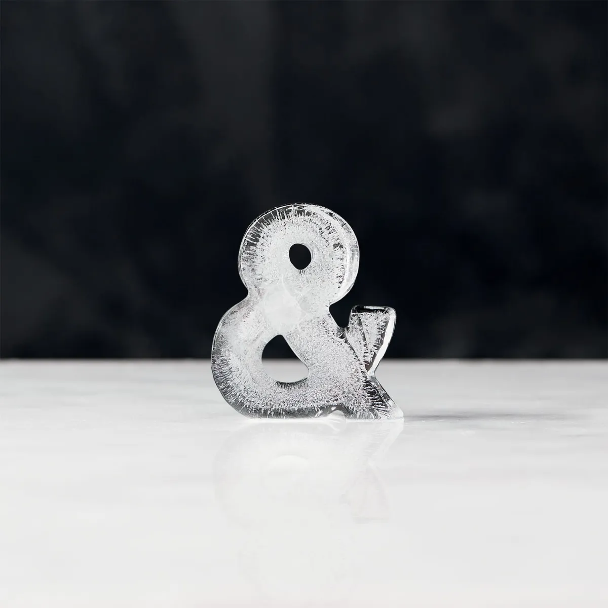 CRATE & BARREL - Moldes para hielo Ampersand en Silicona 2 piezas