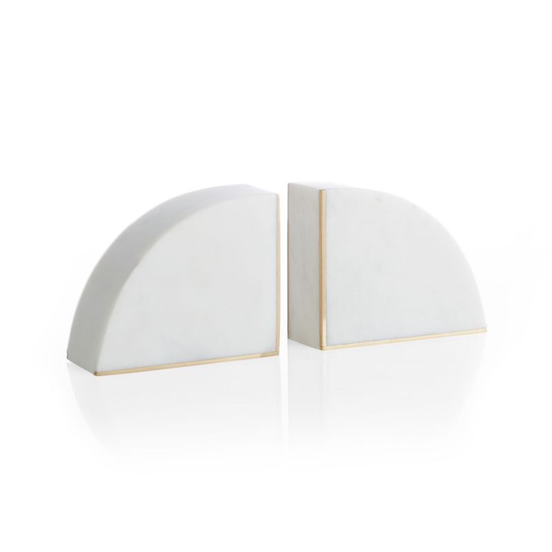 CRATE & BARREL - Adorno Sujetalibros en Mármol 13 cm x 4 cm 