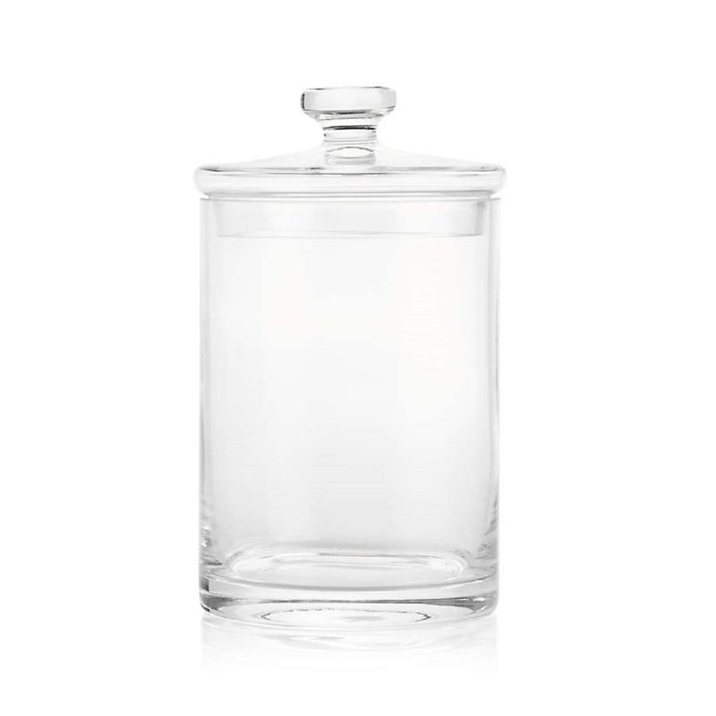 CRATE & BARREL - Contenedor de Vidrio 12 x 22 cm 