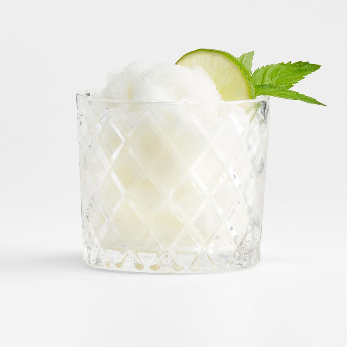 CRATE & BARREL - Vaso corto Hatch Crate & Barrel Acrílico 