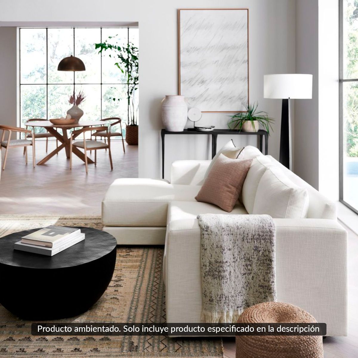 CRATE & BARREL - Alfombra Moritz 244 cm x 305 cm