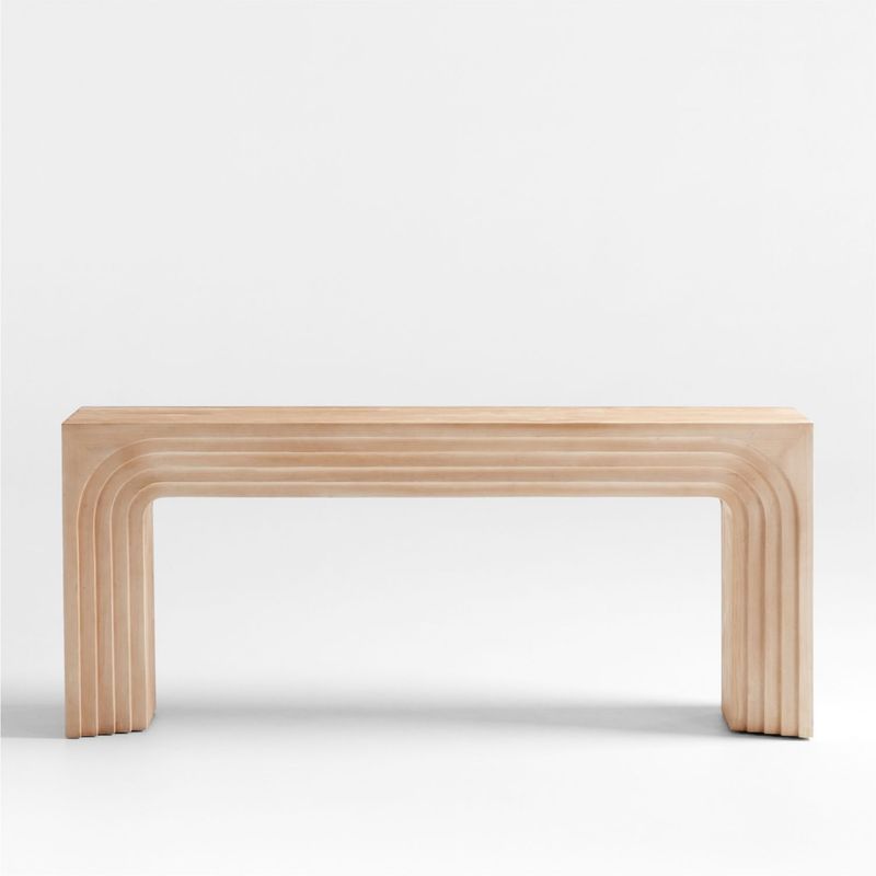 CRATE & BARREL - Mesa Consola Valo 183 cm