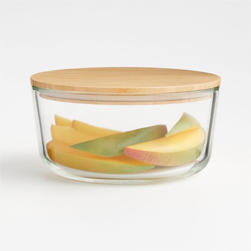 CRATE & BARREL - Contenedor 631641 Vidrio Hermetico 10 cm x 33 cm