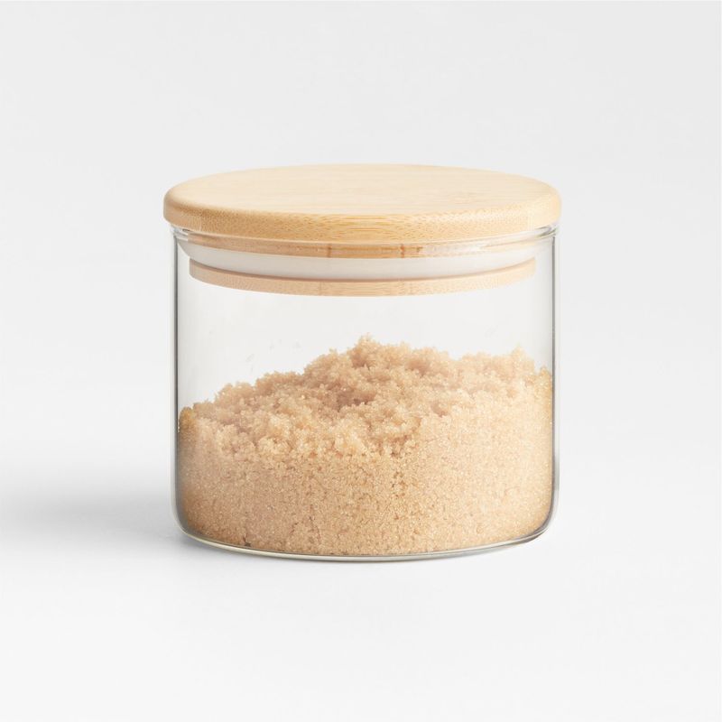 CRATE & BARREL - Contenedor 631694 Vidrio Hermetico 8 cm x 10 cm