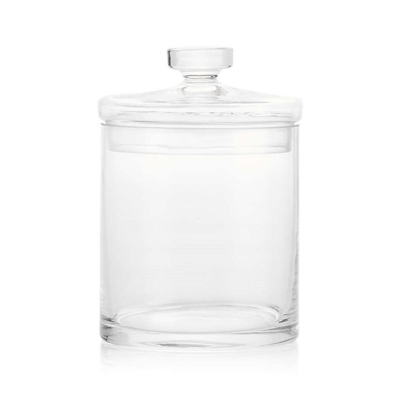 CRATE & BARREL - Contenedor de Vidrio 11 x 17 cm 